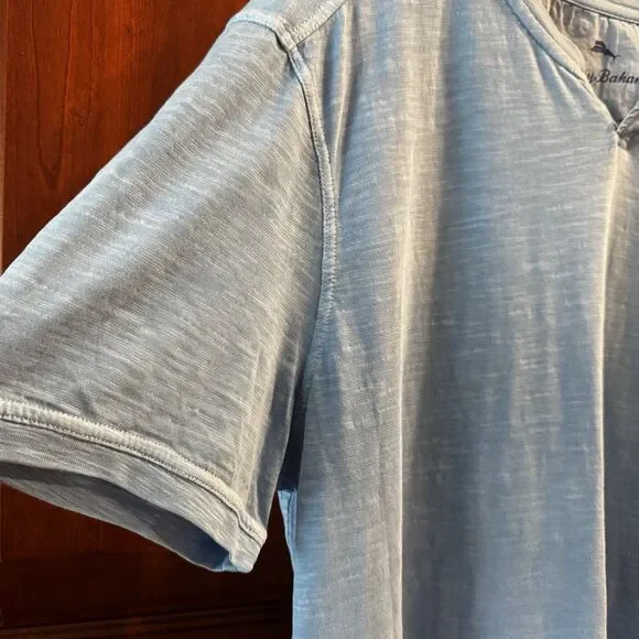 Tommy Bahama Beach Fade Abaco Tee Blue Infinity Pool Pocket Shirt NWT Size XL - Picture 7 of 13